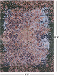 SUPER SALE Contemporary Hand Knotted Wool & Silk Rug - 8' 0" X 10' 6"