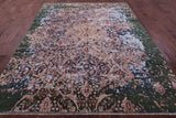 SUPER SALE Contemporary Hand Knotted Wool & Silk Rug - 8' 0" X 10' 6"