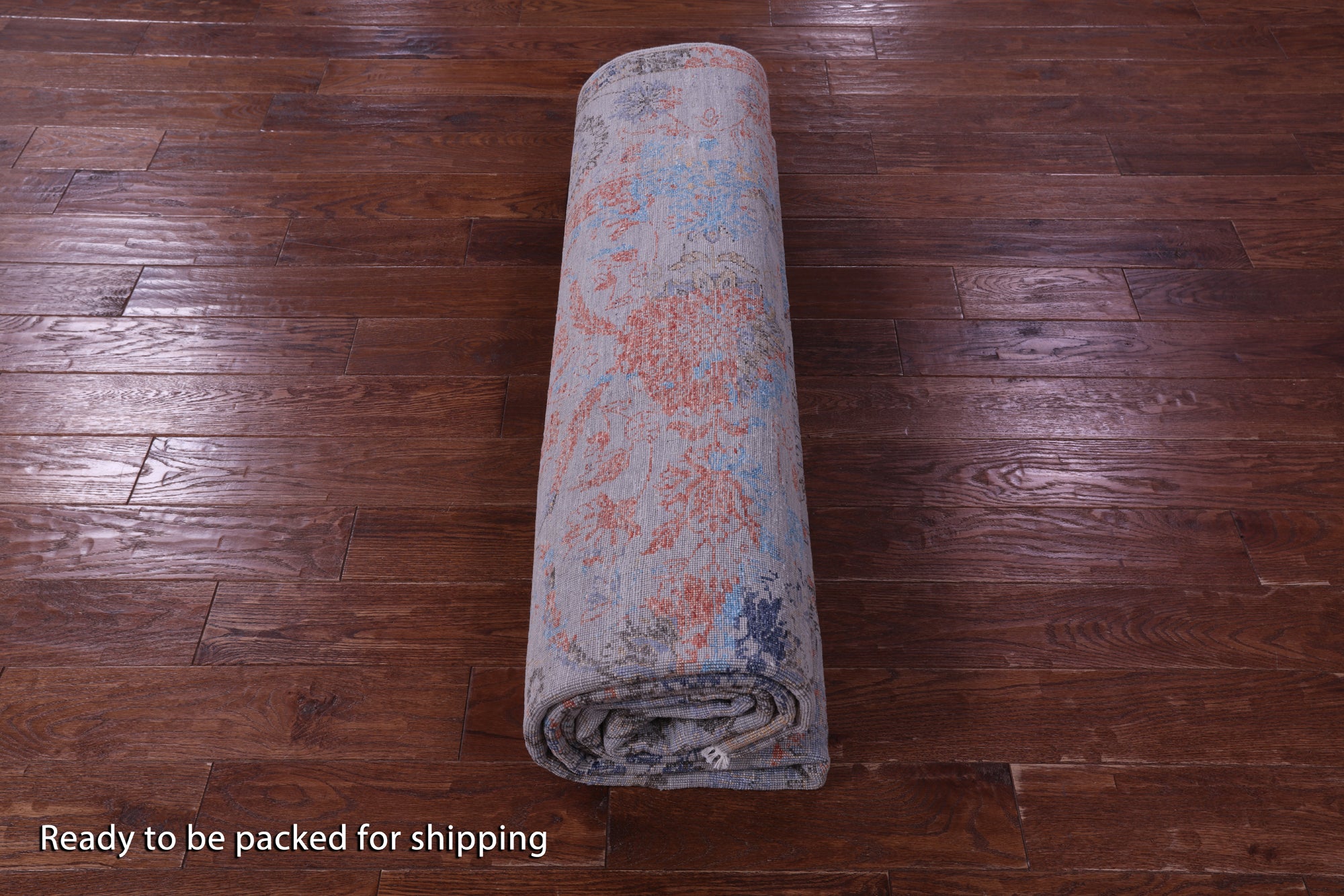 SUPER SALE Persian Hand Knotted Wool & Silk Rug - 8' 0" X 10' 1"