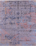 SUPER SALE Persian Hand Knotted Wool & Silk Rug - 8' 0" X 10' 1"
