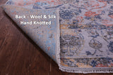 SUPER SALE Persian Hand Knotted Wool & Silk Rug - 8' 0" X 10' 1"