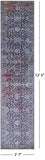 Persian Hand Knotted Wool & Silk Runner Rug - 2' 7" X 12' 5" - Golden Nile