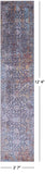 Modern Hand Knotted Wool & Silk Runner Rug - 2' 7" X 12' 4" - Golden Nile