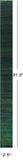Green Savannah Grass Hand Knotted Wool & Silk Runner Rug - 2' 5" X 31' 2" - Golden Nile