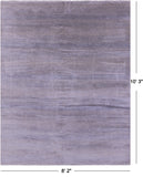 Savannah Grass Hand Knotted Wool & Silk Rug - 8' 2" X 10' 3"