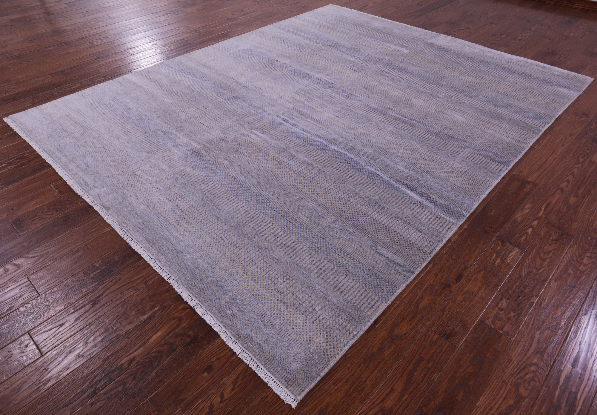 Savannah Grass Hand Knotted Wool & Silk Rug - 8' 2" X 10' 3"
