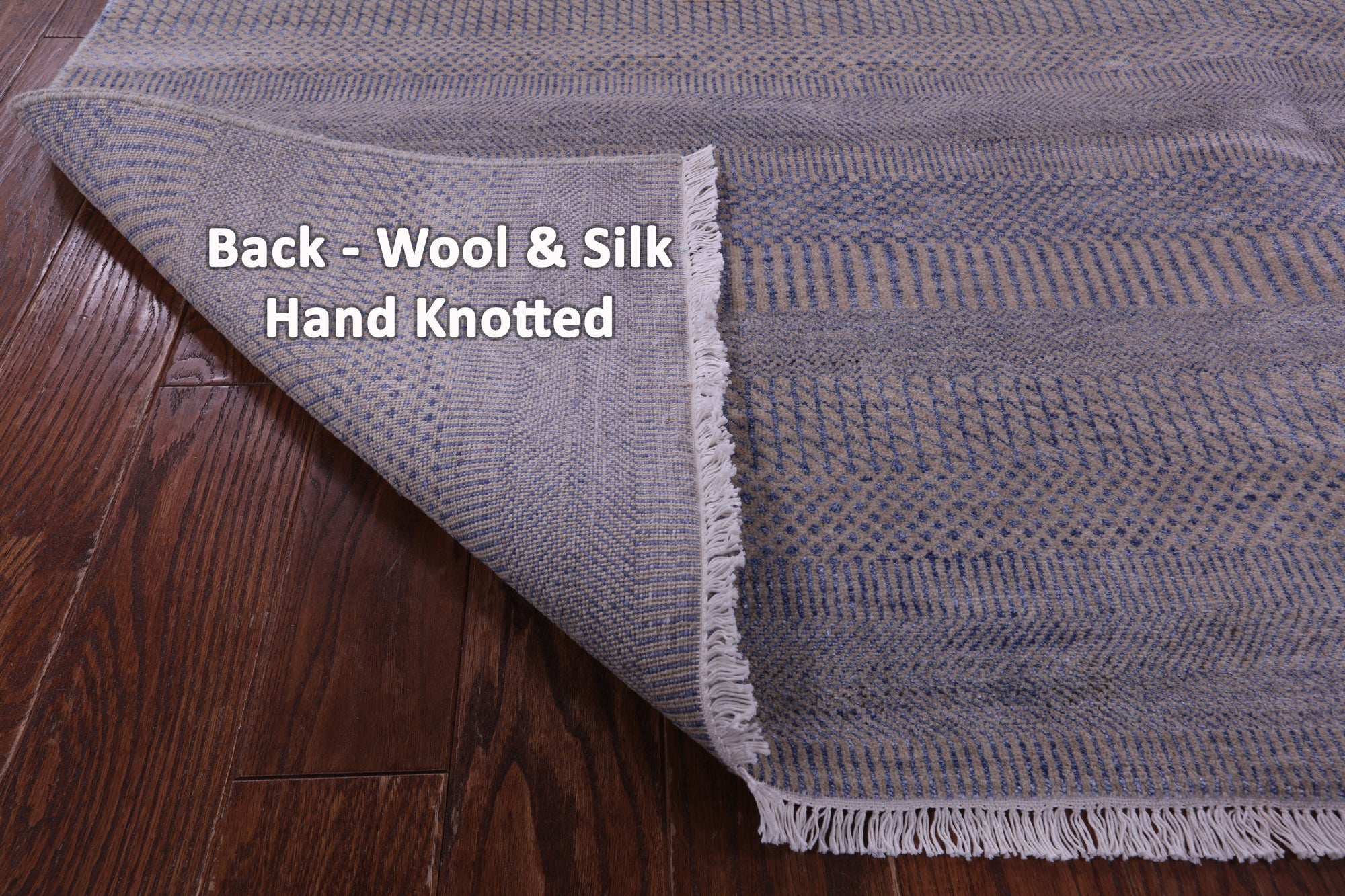 Savannah Grass Hand Knotted Wool & Silk Rug - 8' 2" X 10' 3"