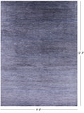 Savannah Grass Hand Knotted Wool & Silk Rug - 9' 0" X 12' 3" - Golden Nile