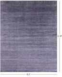Savannah Grass Hand Knotted Wool & Silk Rug - 9' 2" X 11' 9" - Golden Nile