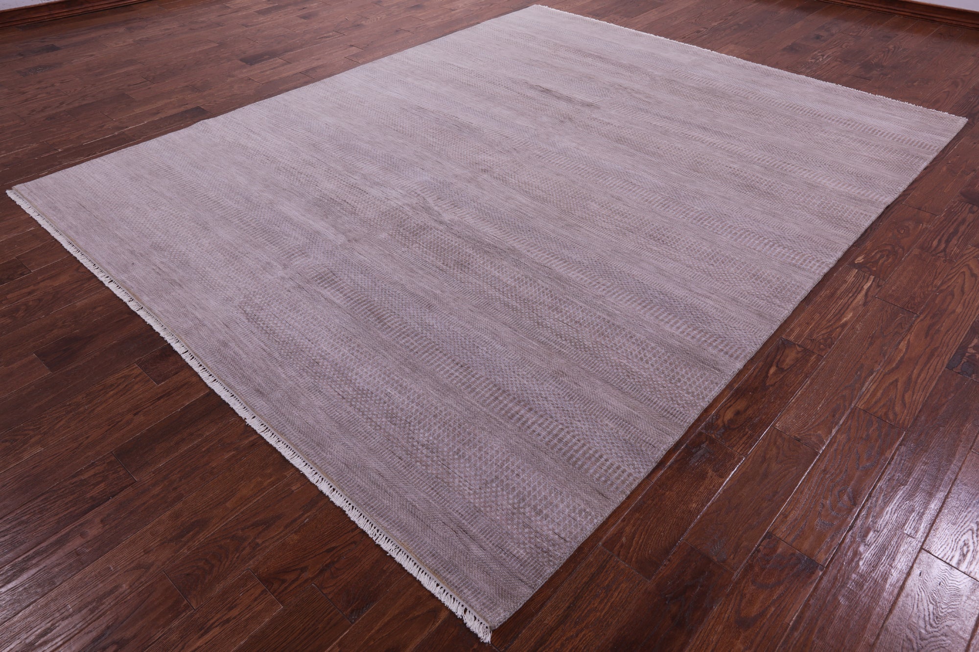 Savannah Grass Hand Knotted Wool & Silk Rug - 8' 1" X 10' 1"