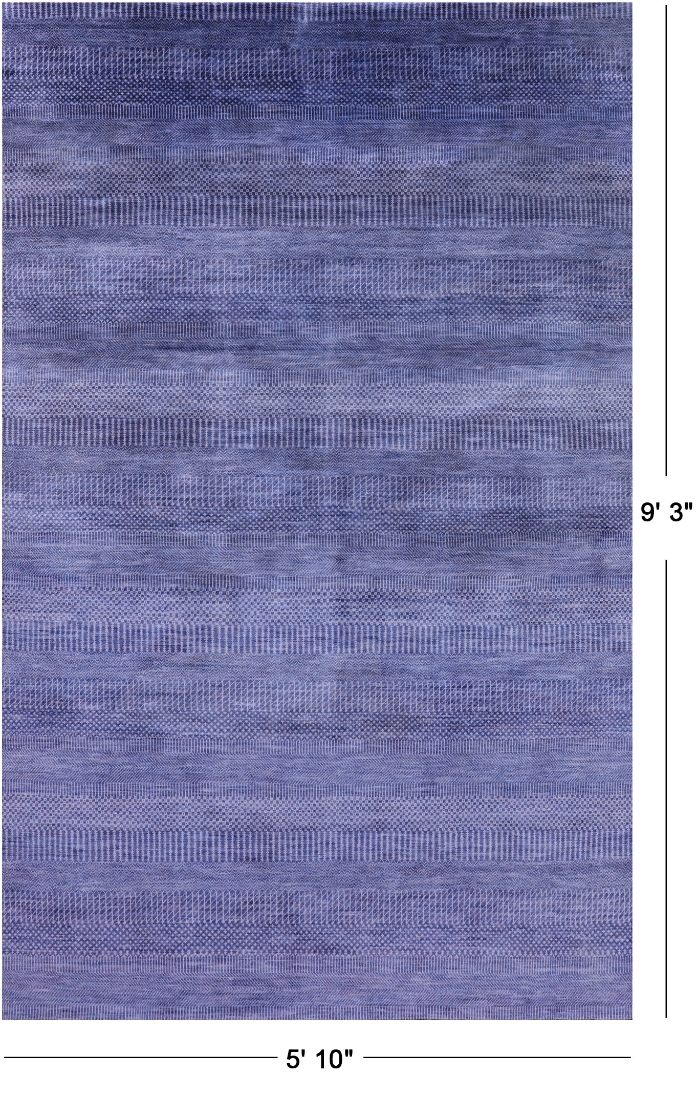 Savannah Grass Hand Knotted Wool & Silk Rug - 5' 10" X 9' 3" - Golden Nile