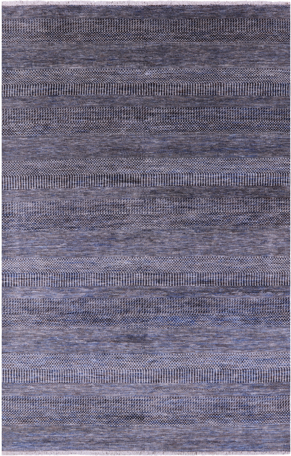 Savannah Grass Hand Knotted Wool & Silk Rug - 6' 1" X 9' 1"