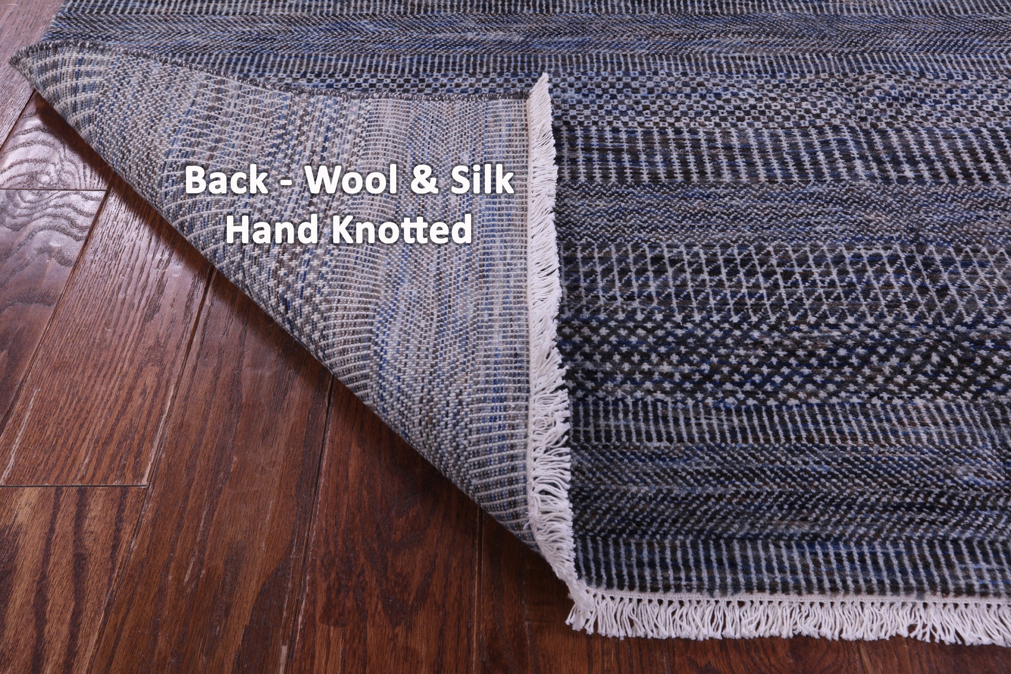 Savannah Grass Hand Knotted Wool & Silk Rug - 6' 1" X 9' 1"