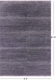 Savannah Grass Hand Knotted Wool & Silk Rug - 6' 2" X 8' 11"