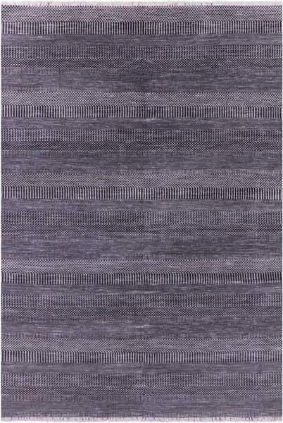 Savannah Grass Hand Knotted Wool & Silk Rug - 6' 2" X 8' 11"