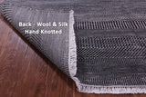 Savannah Grass Hand Knotted Wool & Silk Rug - 6' 2" X 8' 11"