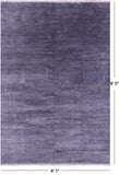 Savannah Grass Hand Knotted Wool & Silk Rug - 6' 1" X 9' 0"