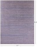 Savannah Grass Hand Knotted Wool & Silk Rug - 8' 1" X 10' 2" - Golden Nile