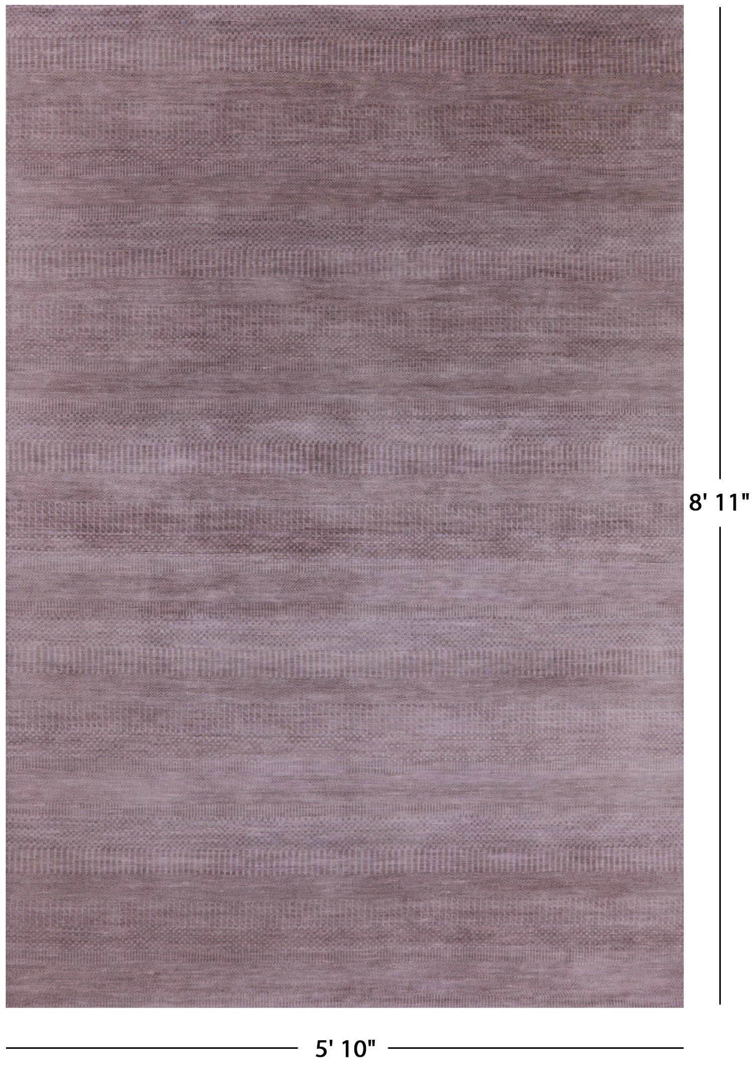 Savannah Grass Hand Knotted Wool & Silk Rug - 5' 10" X 8' 11" - Golden Nile
