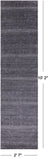 Savannah Grass Hand Knotted Wool & Silk Runner Rug - 2' 7" X 10' 2" - Golden Nile