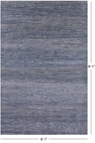Savannah Grass Handmade Wool & Silk Rug - 6' 1" X 9' 1" - Golden Nile