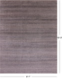 Savannah Grass Hand Knotted Wool & Silk Rug - 8' 1" X 10' 3" - Golden Nile
