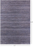Savannah Grass Hand Knotted Wool & Silk Rug - 6' 1" X 9' 0" - Golden Nile