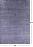 Savannah Grass Hand Knotted Wool & Silk Rug - 6' 0" X 8' 11" - Golden Nile