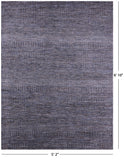 Savannah Grass Handmade Wool & Silk Rug - 5' 2" X 6' 10" - Golden Nile
