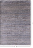 Savannah Grass Hand Knotted Wool & Silk Rug - 4' 2" X 6' 3" - Golden Nile