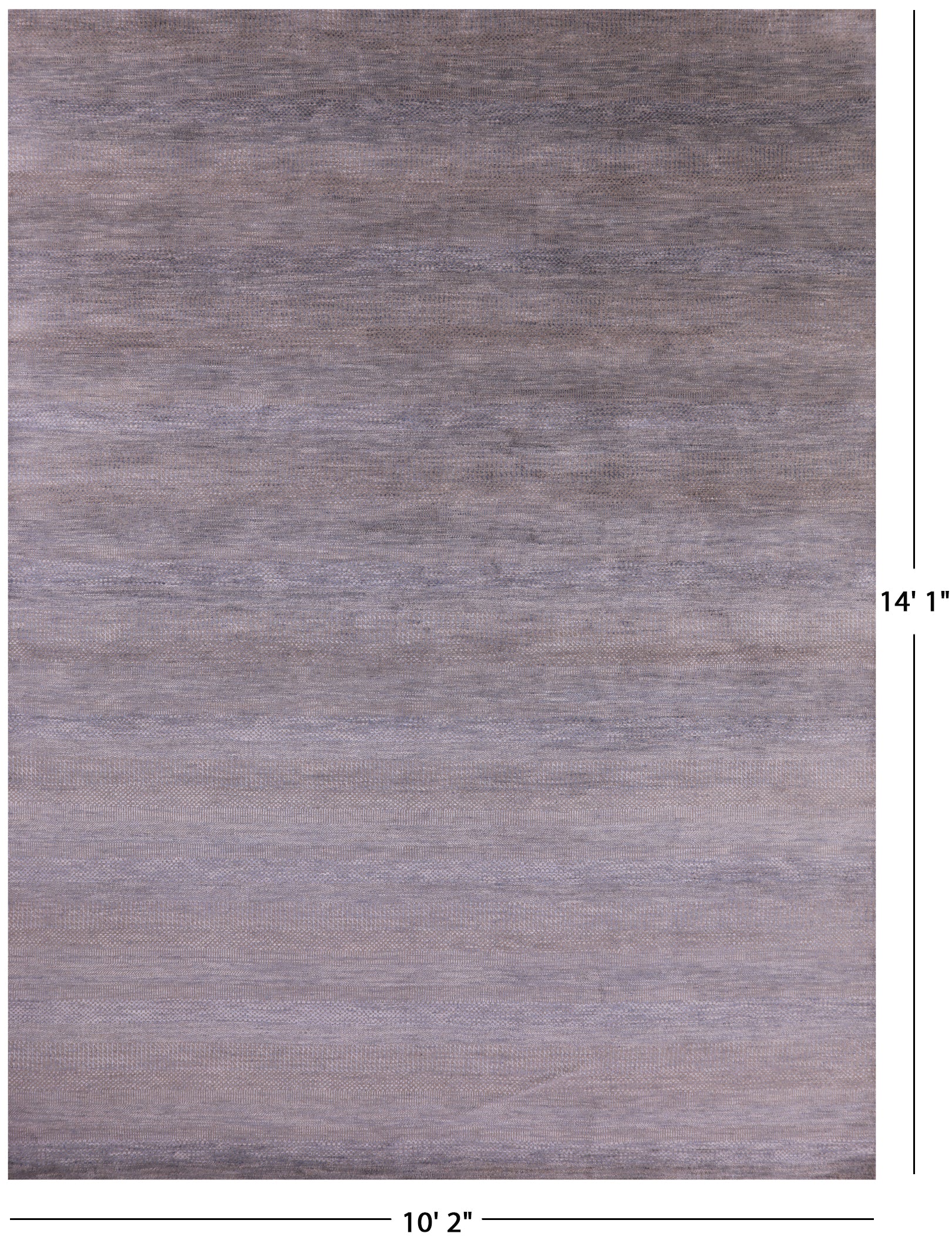 Savannah Grass Hand Knotted Wool & Silk Rug - 10' 2" X 14' 1" - Golden Nile