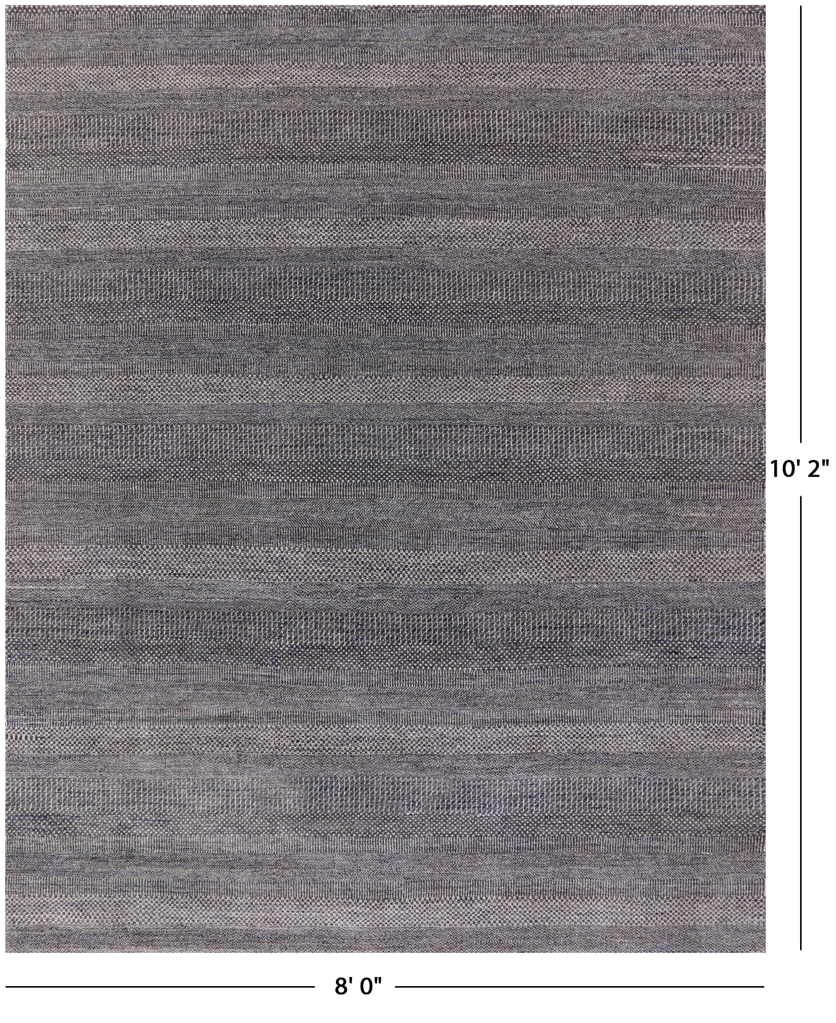 Savannah Grass Handmade Wool & Silk Rug - 8' 0" X 10' 2" - Golden Nile