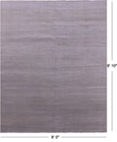 Savannah Grass Hand Knotted Wool & Silk Rug - 8' 0" X 9' 10"