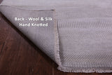 Savannah Grass Hand Knotted Wool & Silk Rug - 8' 0" X 9' 10"