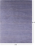 Savannah Grass Hand Knotted Wool & Silk Rug - 9' 0" X 12' 3" - Golden Nile
