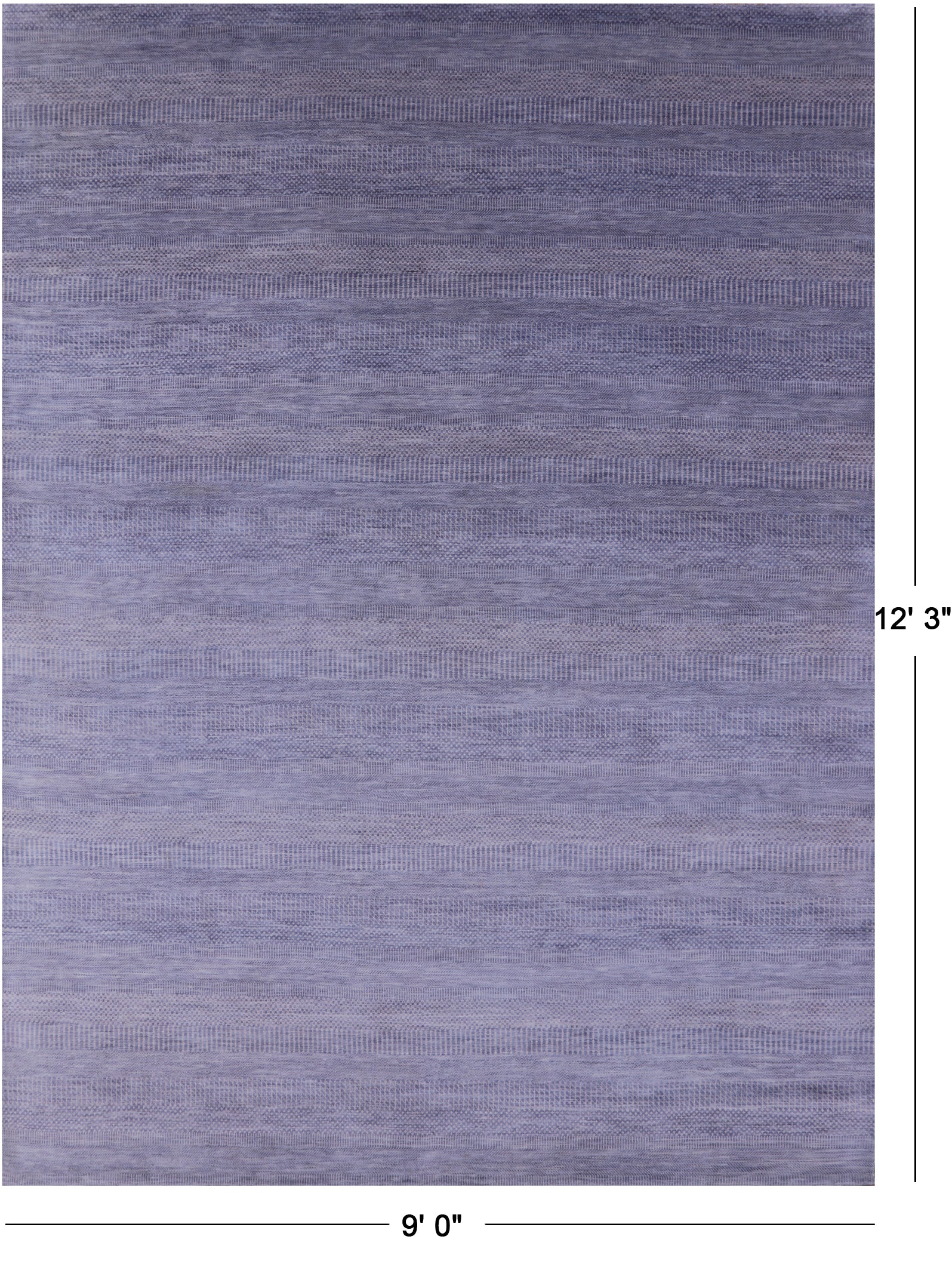 Savannah Grass Hand Knotted Wool & Silk Rug - 9' 0" X 12' 3" - Golden Nile