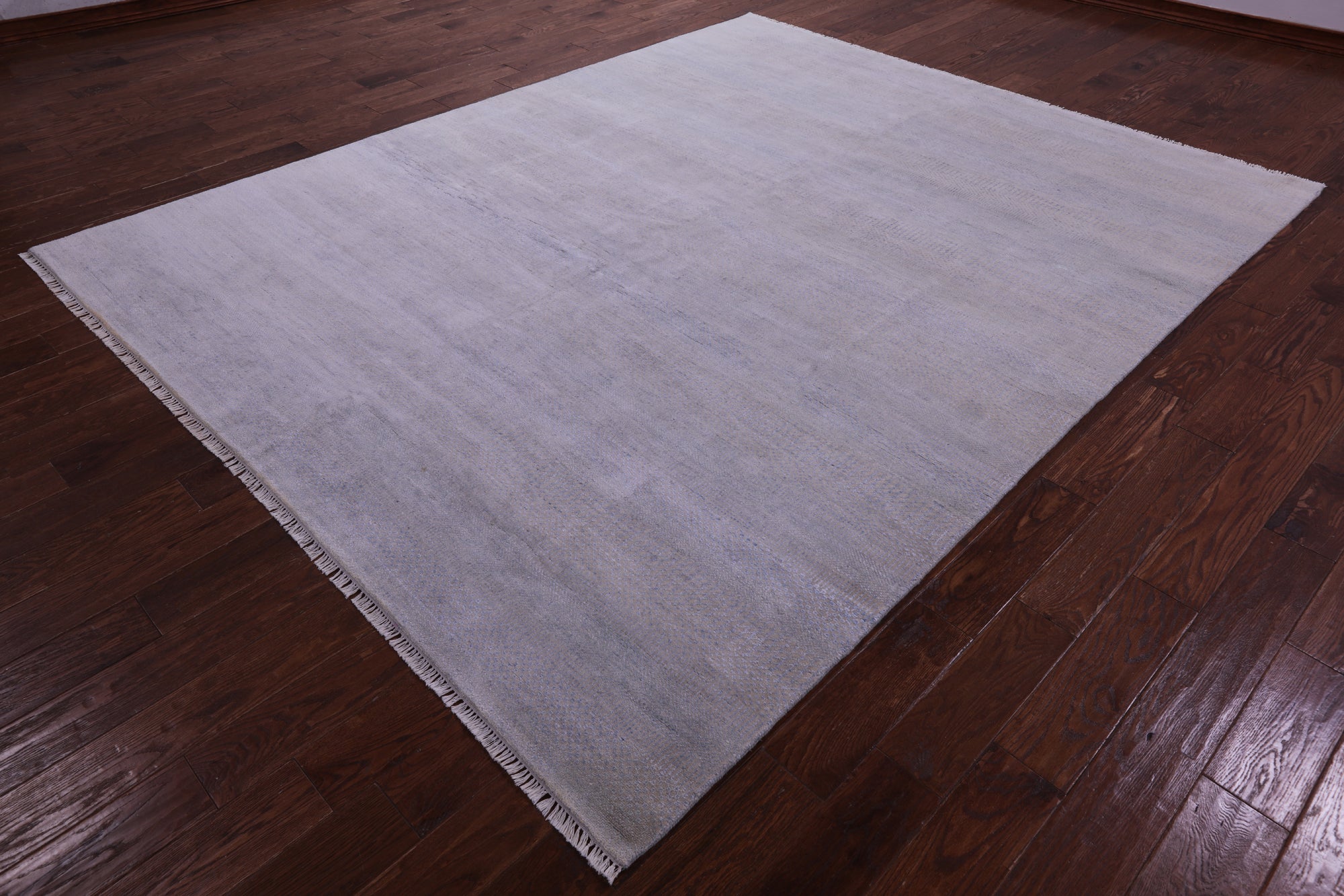 Savannah Grass Hand Knotted Wool & Silk Rug - 8' 2" X 10' 0" - Golden Nile
