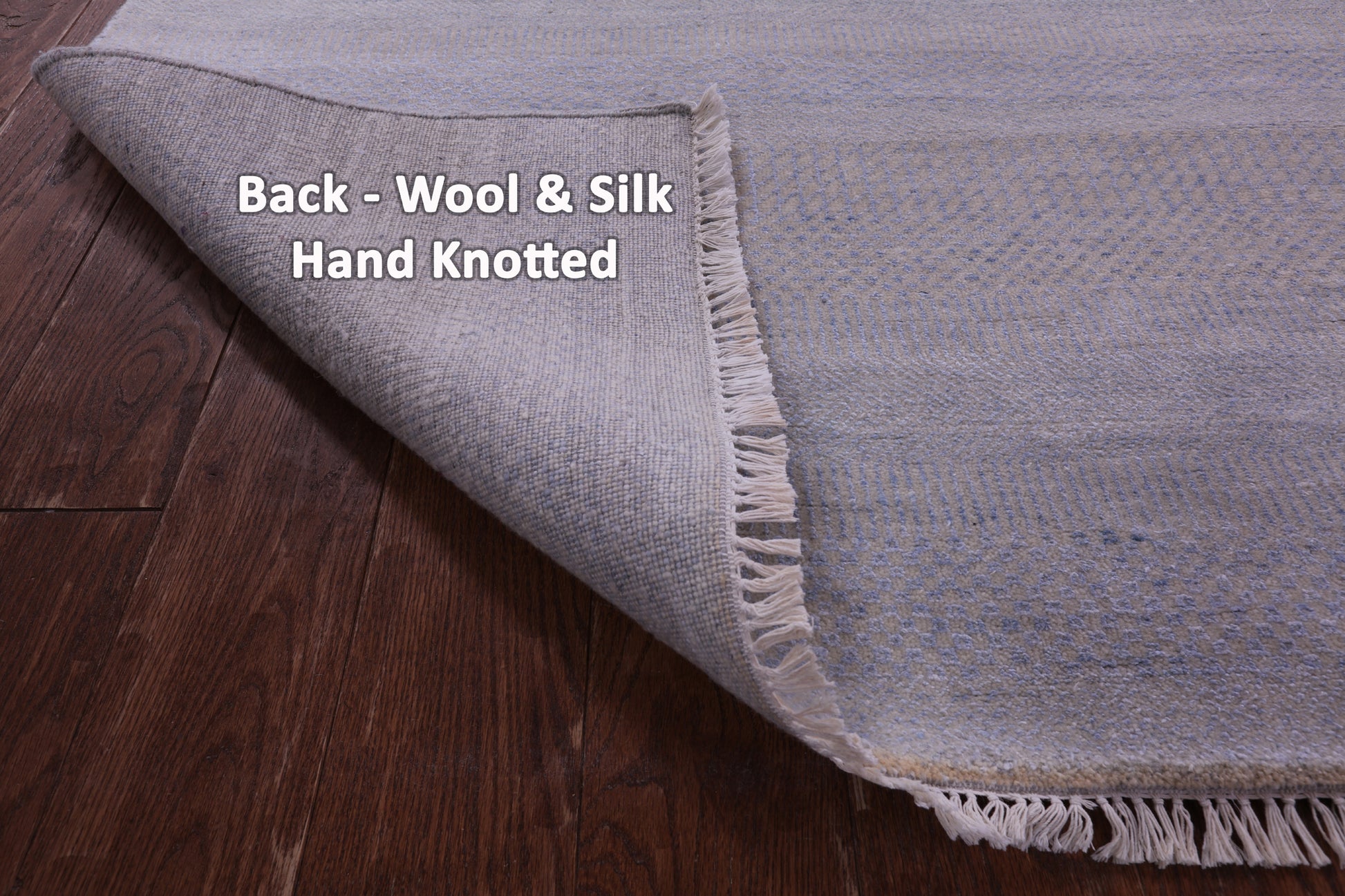 Savannah Grass Hand Knotted Wool & Silk Rug - 8' 2" X 10' 0" - Golden Nile
