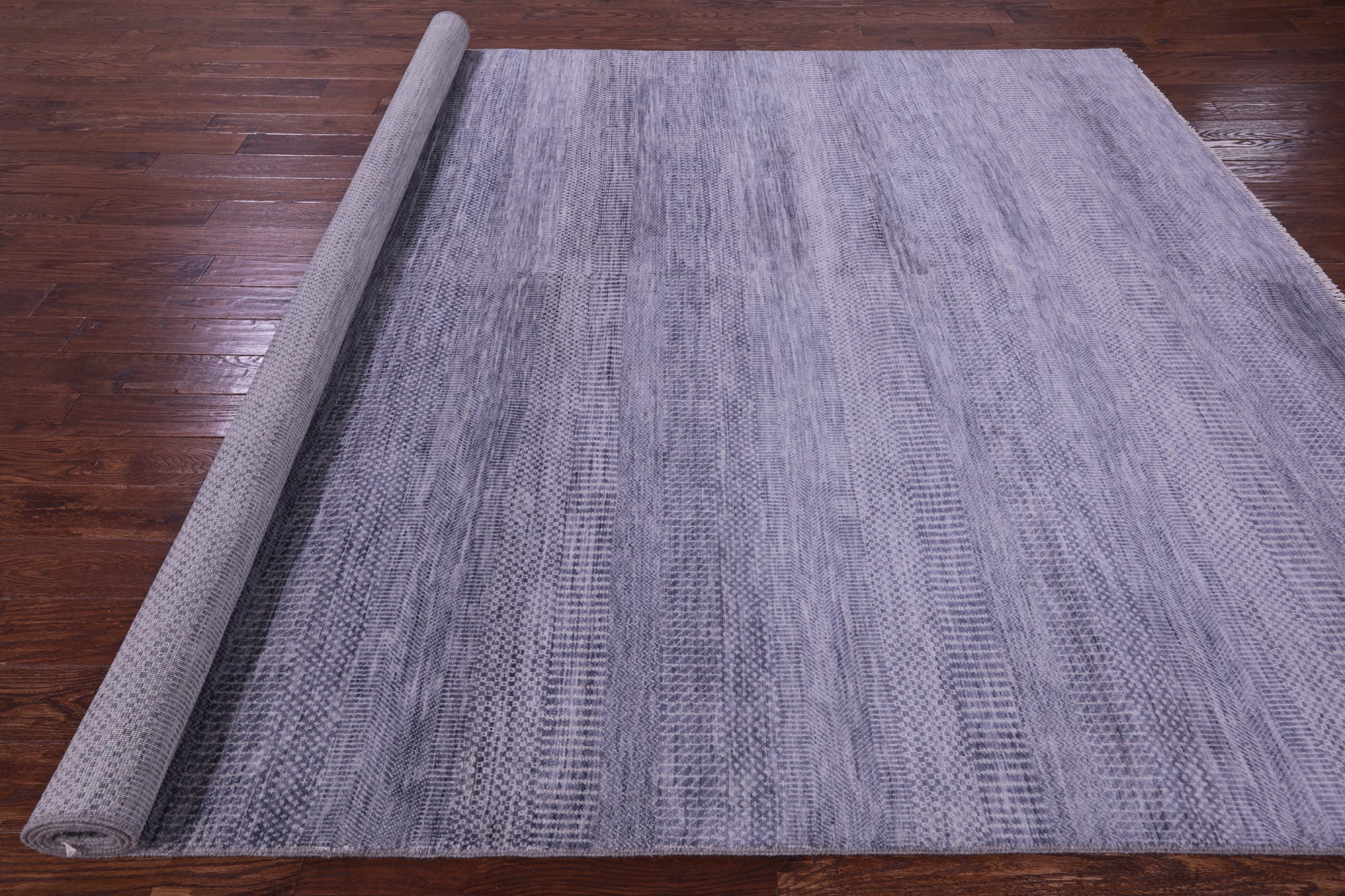 Savannah Grass Hand Knotted Wool & Silk Rug - 8' 10" X 11' 8"