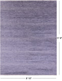 Savannah Grass Hand Knotted Wool & Silk Rug - 8' 10" X 11' 8"