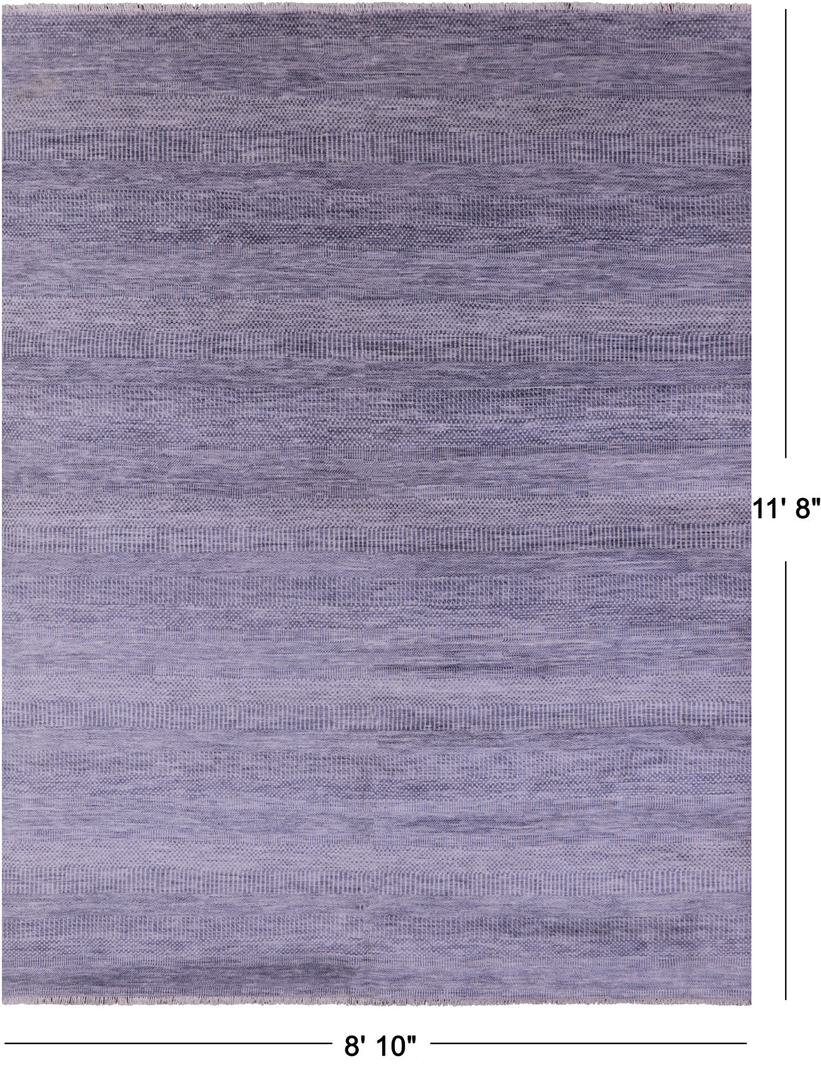 Savannah Grass Hand Knotted Wool & Silk Rug - 8' 10" X 11' 8"