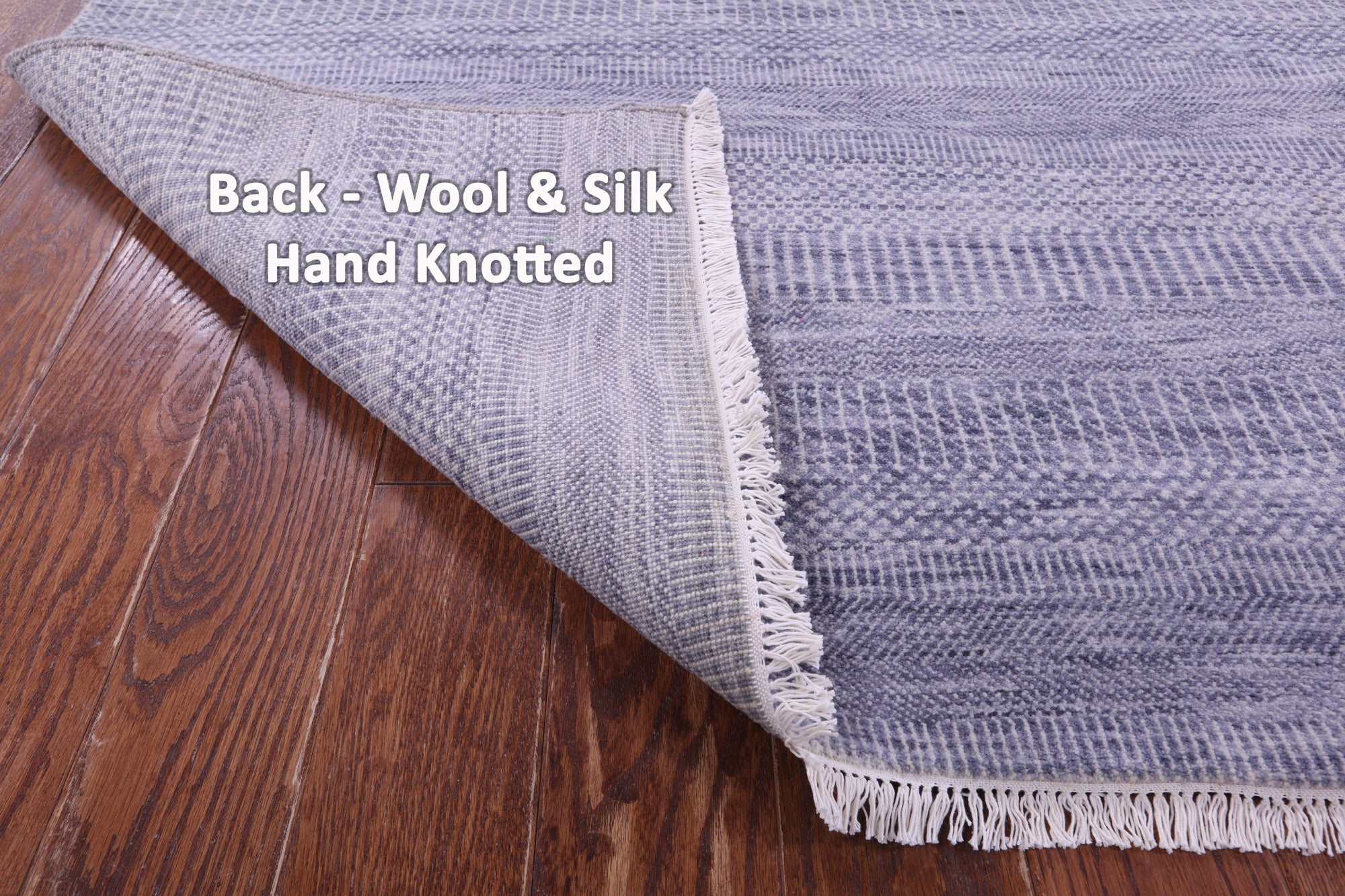 Savannah Grass Hand Knotted Wool & Silk Rug - 8' 10" X 11' 8"
