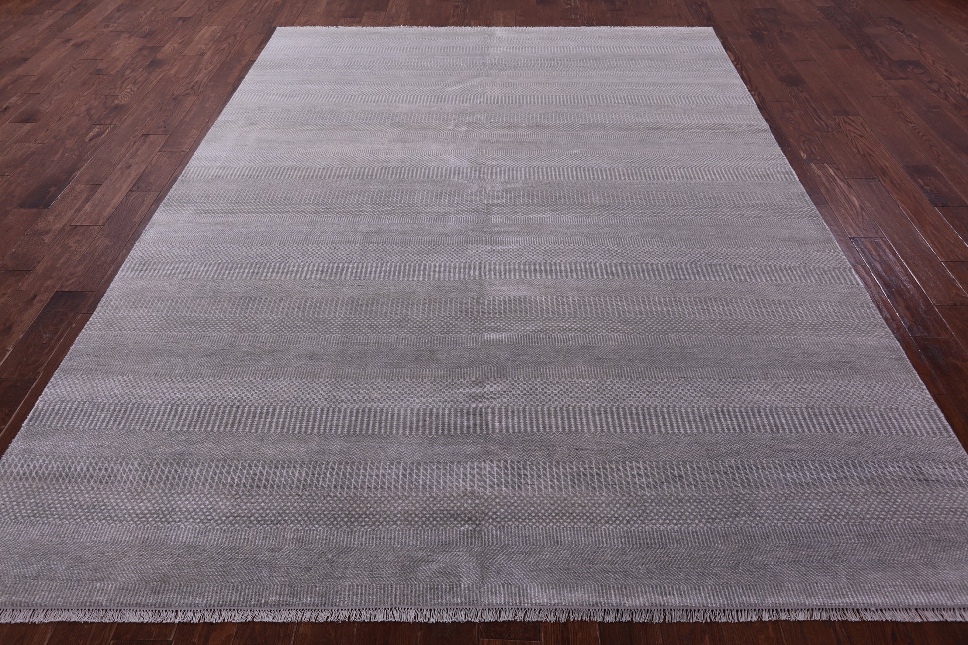 Savannah Grass Handmade Wool & Silk Rug - 8' 0" X 10' 1" - Golden Nile