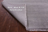 Savannah Grass Handmade Wool & Silk Rug - 8' 0" X 10' 1" - Golden Nile