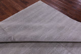 Savannah Grass Handmade Wool & Silk Rug - 8' 0" X 10' 1" - Golden Nile