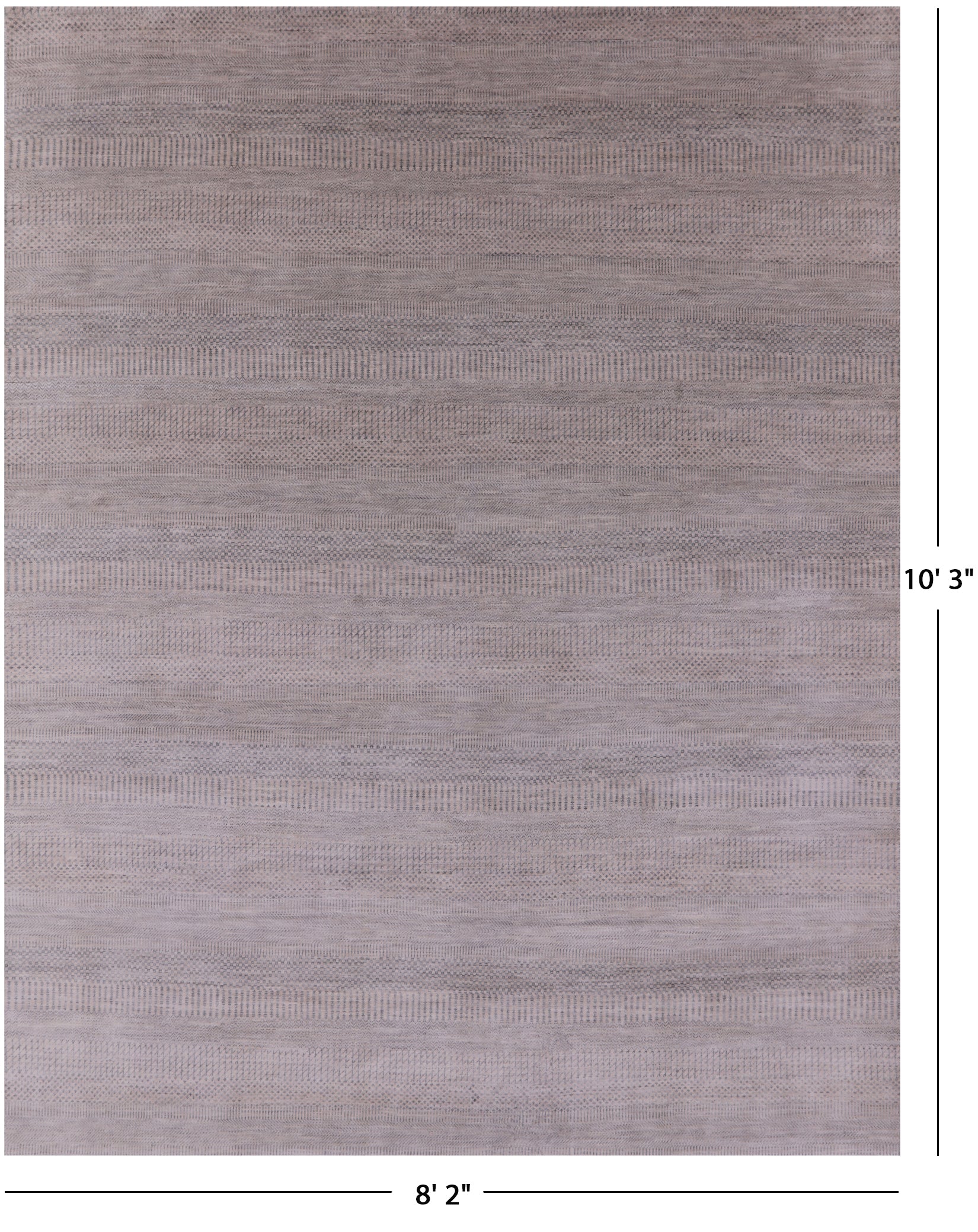Savannah Grass Hand Knotted Wool & Silk Rug - 8' 2" X 10' 3" - Golden Nile