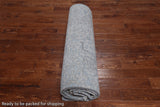 Grey Persian Fine Serapi Hand Knotted Wool & Silk Rug - 9' 1" X 12' 2"