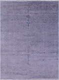SUPER SALE Grey Persian Fine Serapi Hand Knotted Wool & Silk Rug - 9' 1" X 12' 2"