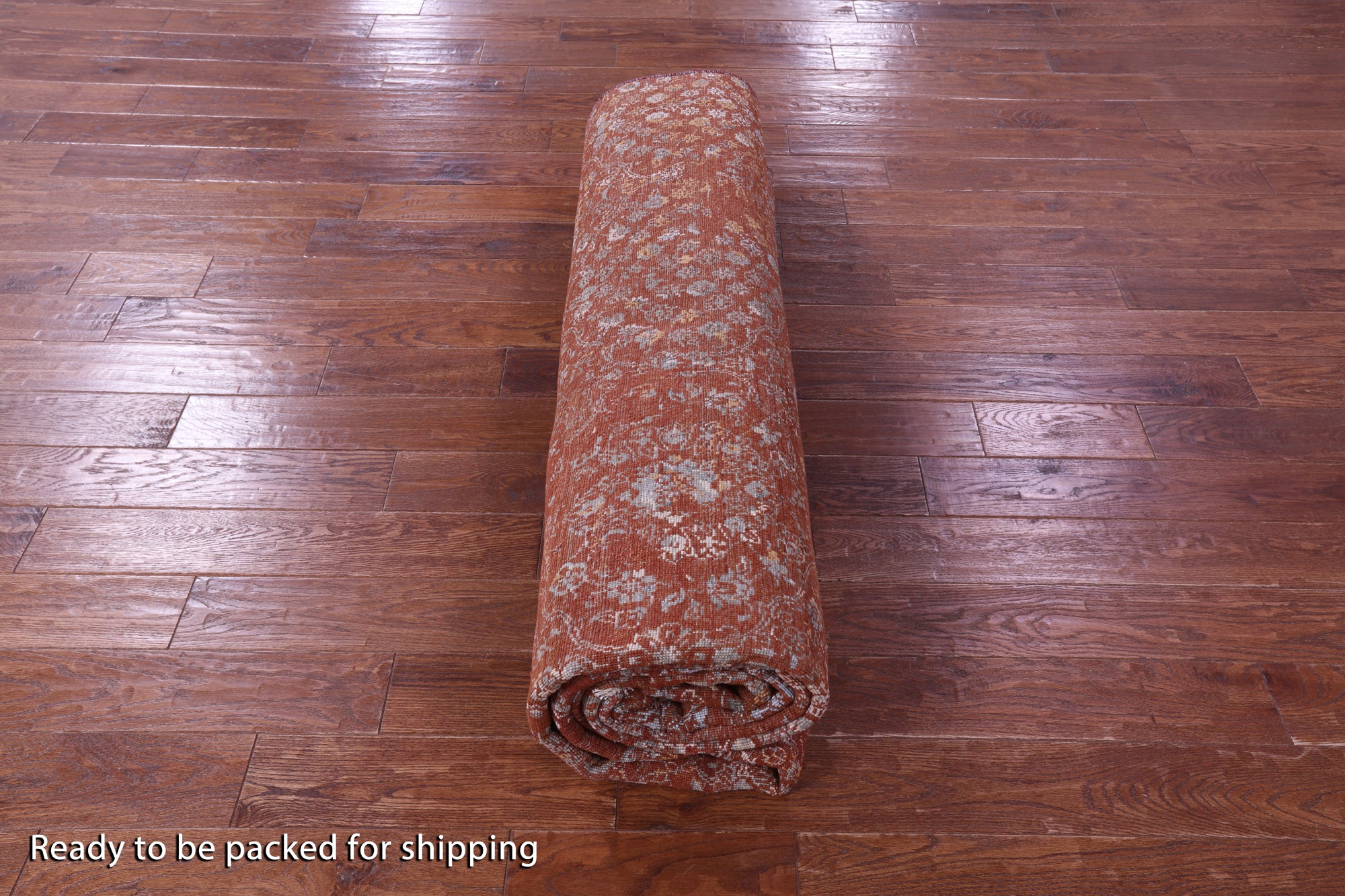 SUPER SALE Modern Handmade Wool & Silk Rug - 8' 11" X 12' 3"