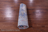 Abstract Contemporary Handmade Wool & Silk Rug - 8' 1" X 10' 1" - Golden Nile